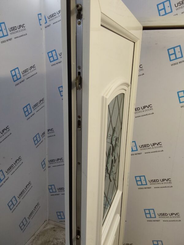 Used White Upvc Back Door 960mm x 2085mm 0179 - Image 4