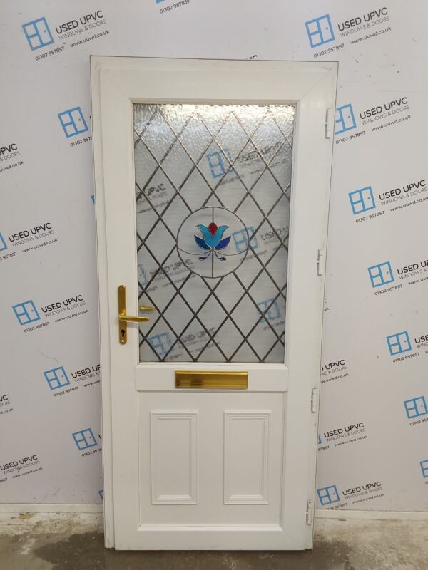 Used White Upvc Front Door 915mm x 2040mm 0127 - Image 2