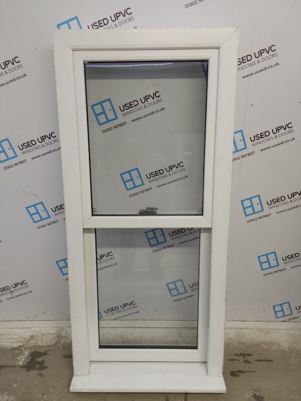 Used White Upvc Sliding Sash Window 685mm x 1495mm SS11