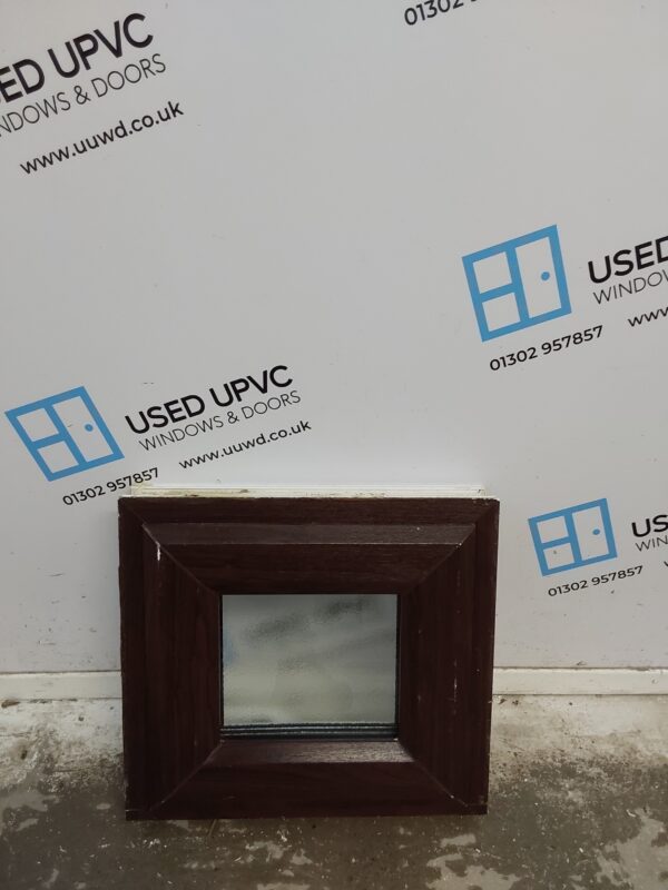 Used Rosewood Upvc Window 400mm x 365mm W0418