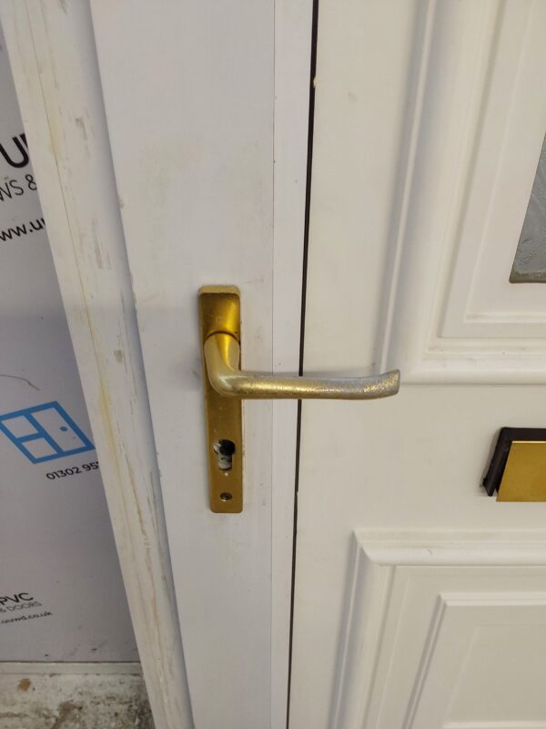 Used White Upvc Front Door 915mm x 2055mm (Reduce To 900mm) 0604 - Image 9