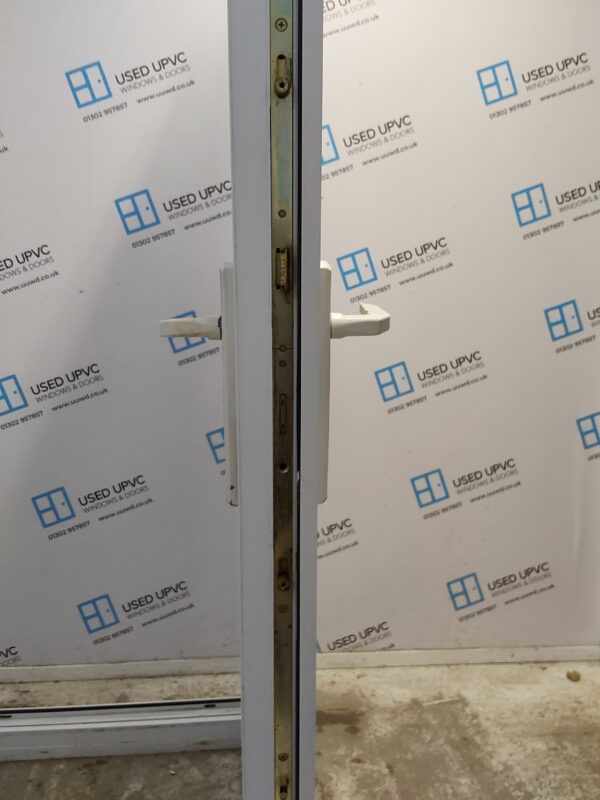 Used White Upvc Front Door 910mm x 2080mm (Reduce To 2050mm) 0230 - Image 5