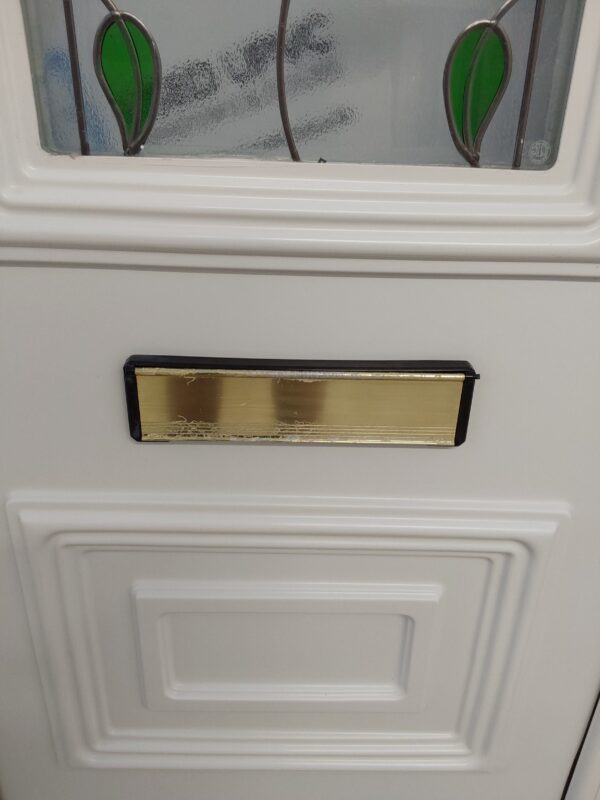 Used White Upvc Front Door 920mm x 2030mm 0252 - Image 7