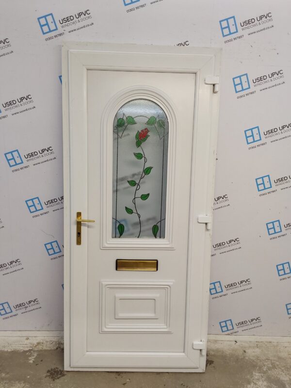Used White Upvc Front Door 920mm x 2030mm 0252 - Image 2