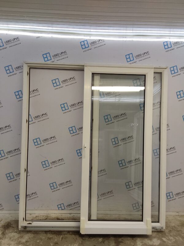 Used White Upvc Tilt And Turn Sliding Patio Doors 1800mm x 2055mm EA1 - Image 5