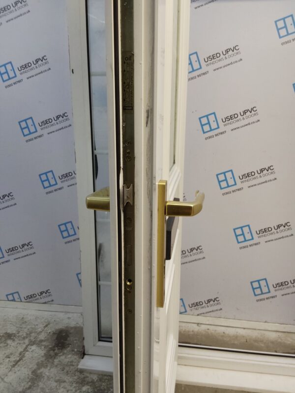 Used White Upvc Front Door And Side Panels With Toplight (Outwards opening) 1670mm x 2280mm DS007 - Image 4