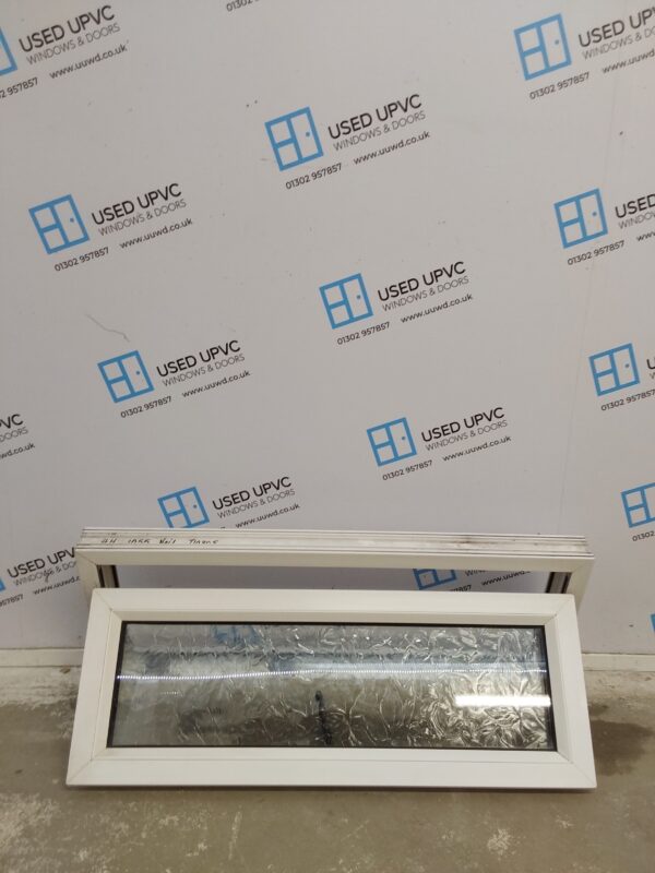 Used White Upvc Window 1050mm x 410mm A0024 - Image 2