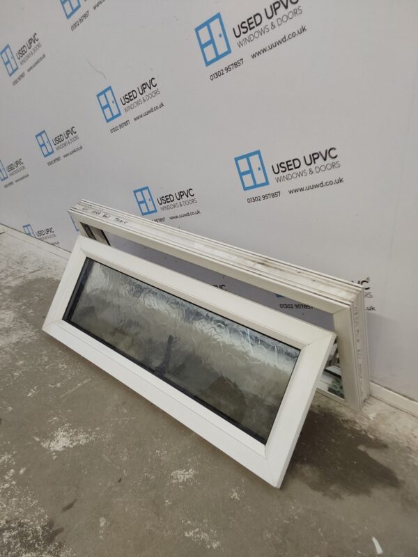 Used White Upvc Window 1050mm x 410mm A0024 - Image 3