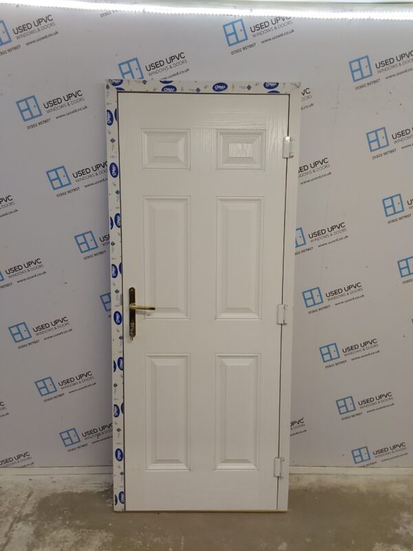 Brand New White Composite Back Door 875mm x 2080mm C1ND34 - Image 2