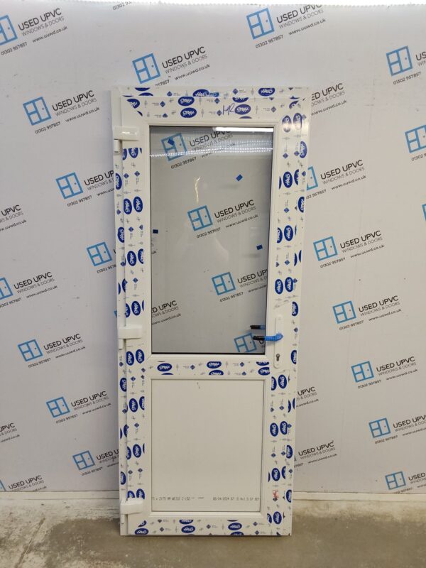 Brand New White Upvc Back Door 820mm x 2045mm C1ND36 - Image 2