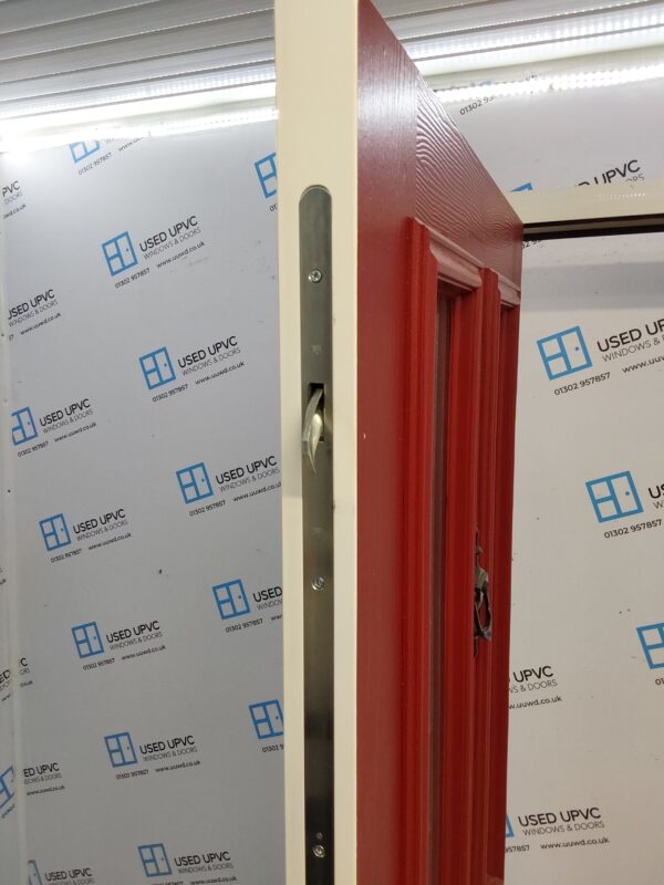 Used Red Composite Front Door 945mm x 2060mm 0686 - Image 4