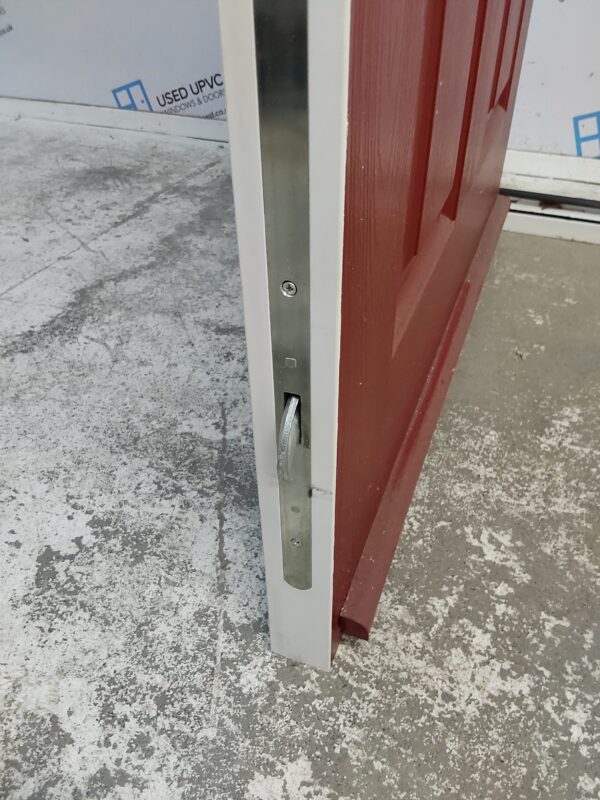 Used Red Composite Front Door 945mm x 2060mm 0686 - Image 6