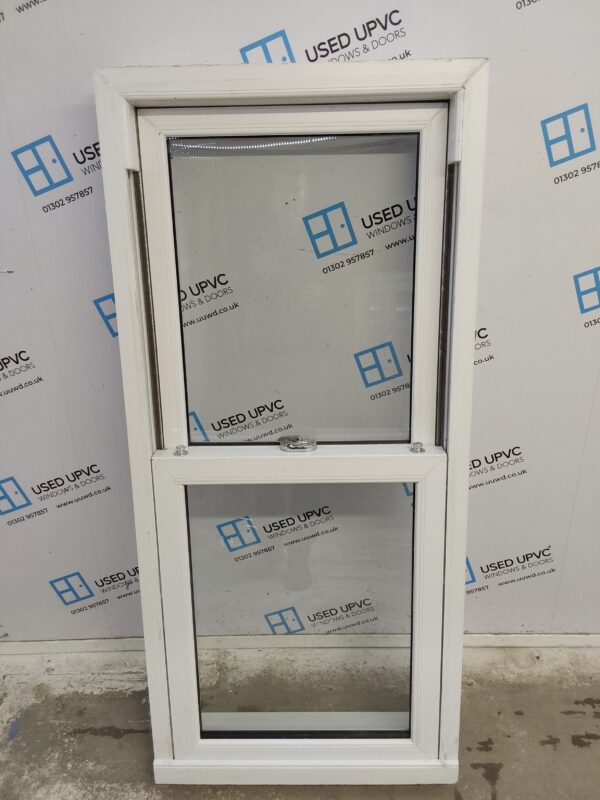 Used White Upvc Sliding Sash Window 685mm x 1495mm SS11 - Image 2