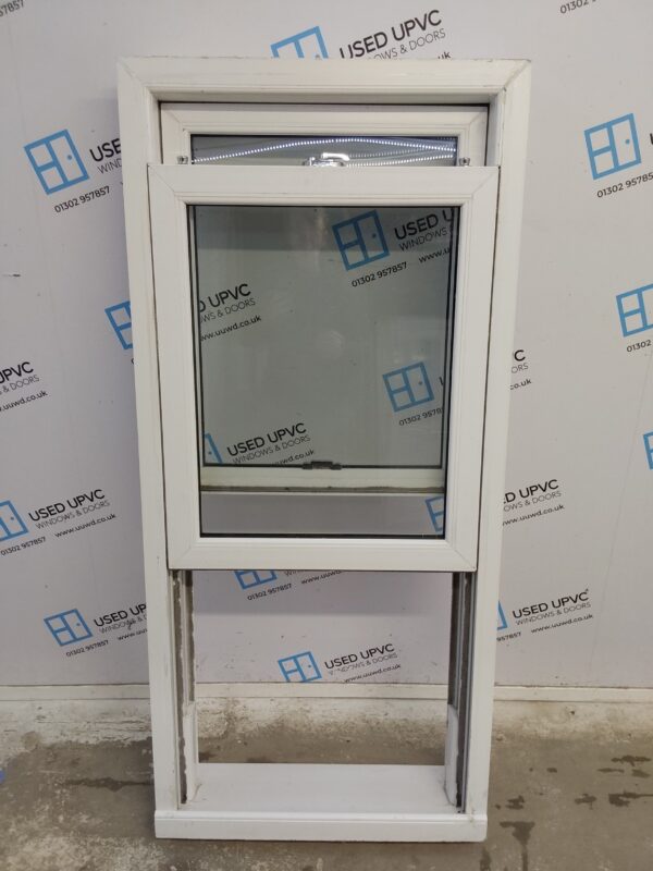 Used White Upvc Sliding Sash Window 685mm x 1495mm SS11 - Image 3