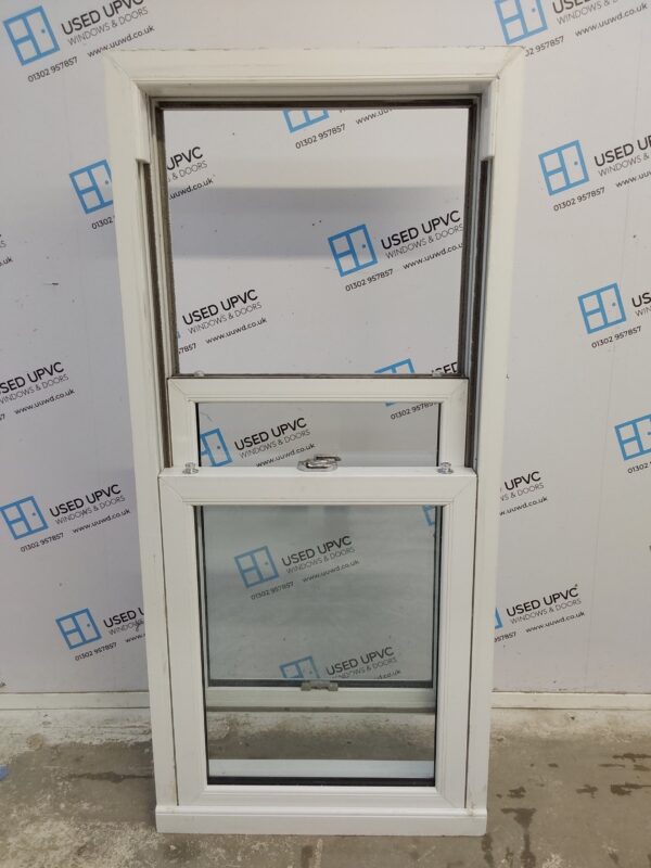 Used White Upvc Sliding Sash Window 685mm x 1495mm SS11 - Image 4