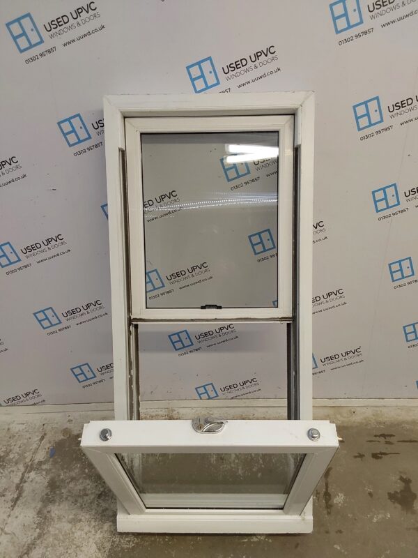 Used White Upvc Sliding Sash Window 685mm x 1495mm SS11 - Image 5