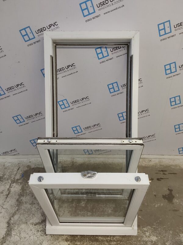 Used White Upvc Sliding Sash Window 685mm x 1495mm SS11 - Image 6