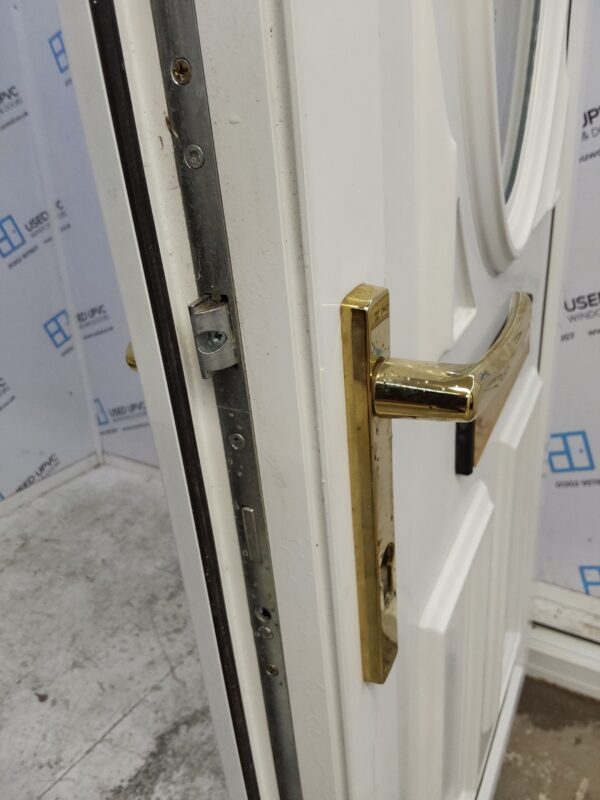 Used White Upvc Front Door 915mm x 2130mm 0222 - Image 5