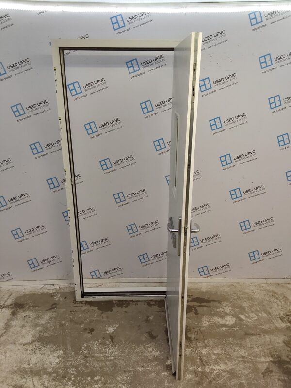 Used Light Grey Composite Front Door 900mm x 2110mm 0252 - Image 3