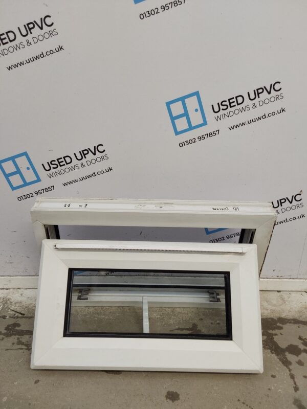 Used White Upvc Window 610mm x 360mm W0503 - Image 2