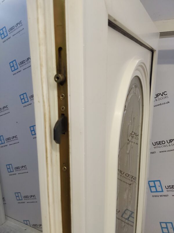 Used White Upvc Front Door 895mm x 1935mm 0509 - Image 6