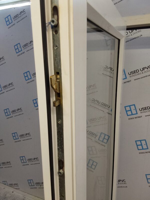 Used White Upvc Full Glass Back Door 915mm x 2045mm 0178 - Image 4