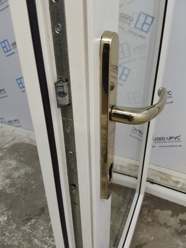 Used White Upvc Full Glass Back Door 915mm x 2045mm 0178 - Image 5
