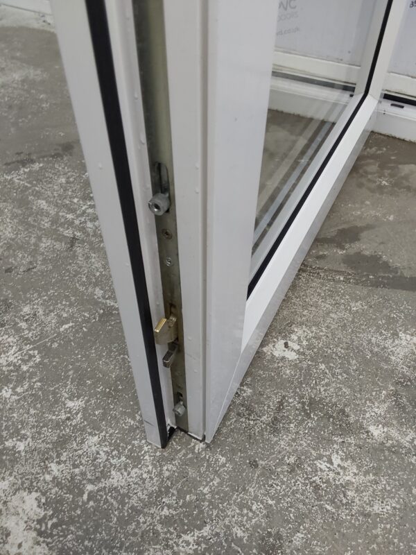 Used White Upvc Full Glass Back Door 915mm x 2045mm 0178 - Image 6