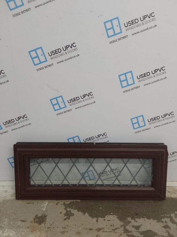 Used Woodgrain Upvc Window 1120mm x 420mm A0009