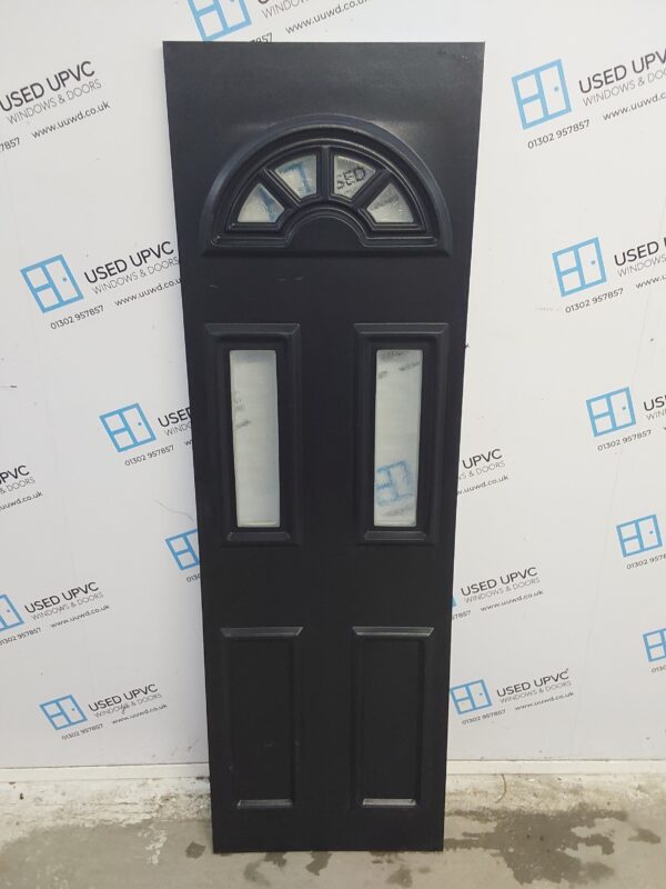 Used Black Upvc Back Door Panel 557mm x 1757mm x 28mm UDP0001