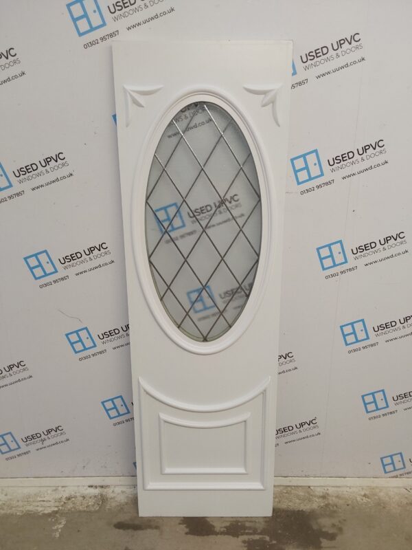 Used White Upvc Back Door Panel 541mm x 1734mm x 28mm UDP0025