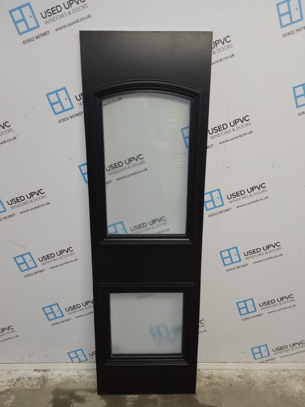 Used black Upvc Back Door Panel 528mm x 1770mm x 28mm UDP0029