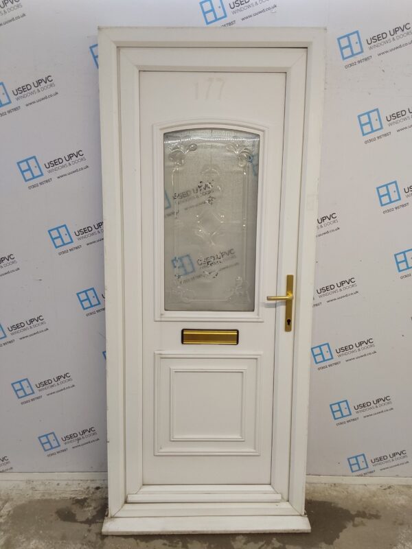 Used White Upvc Front Door 925mm x 2205mm C9D22