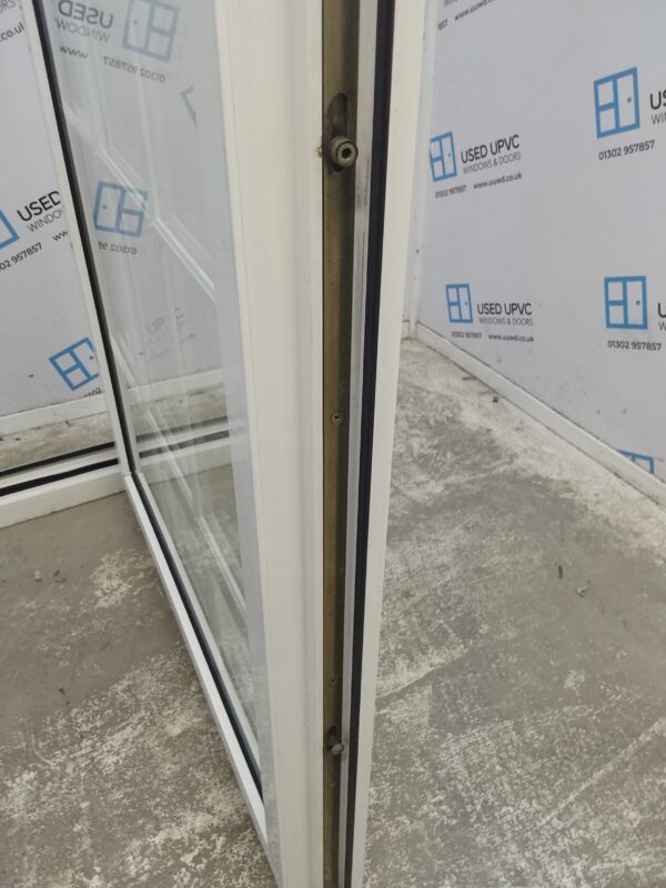 Used White Upvc Full Glass Back Door And Side Panel (Outwards Opening) 1495mm x 2045mm DS017 - Image 5