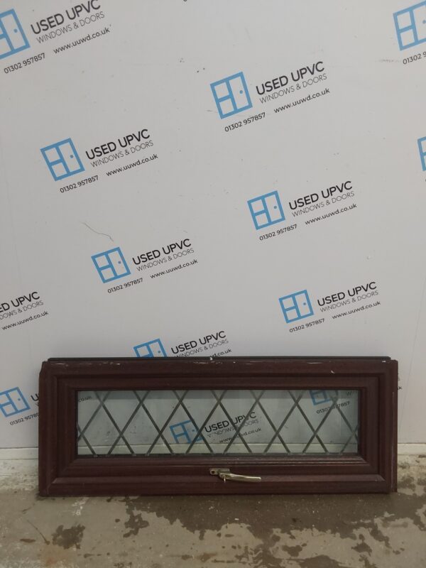 Used Woodgrain Upvc Window 1120mm x 420mm A0009 - Image 4