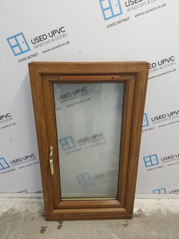 Used Oak Upvc Window 595mm x 1050mm C4W065 - Image 4