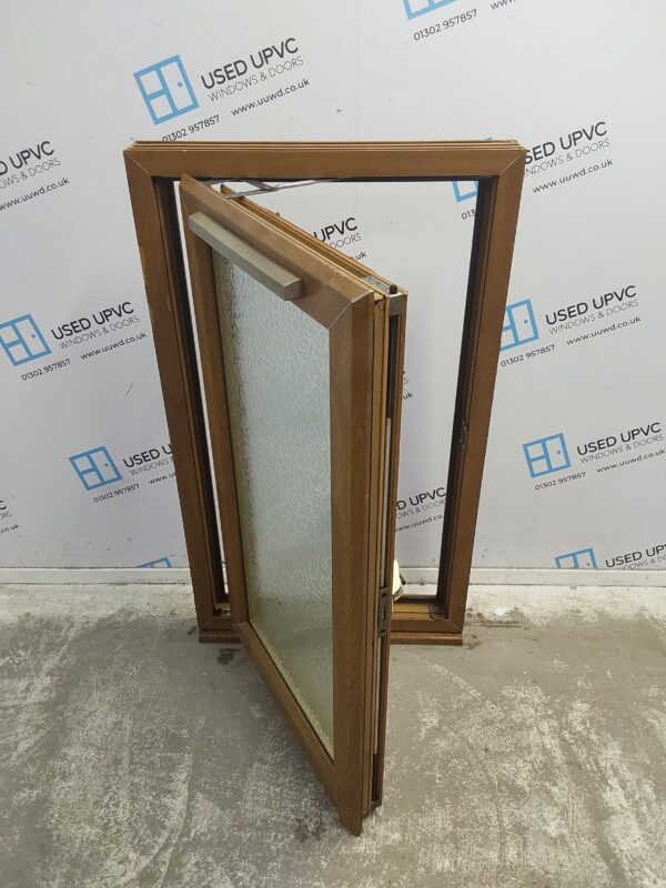 Used Oak Upvc Window 595mm x 1050mm C4W065 - Image 2