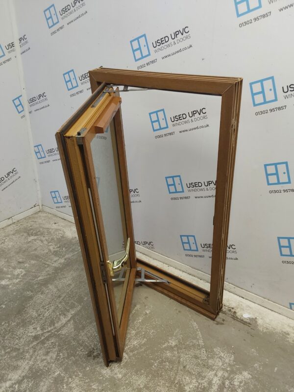 Used Oak Upvc Window 595mm x 1050mm C4W065 - Image 3