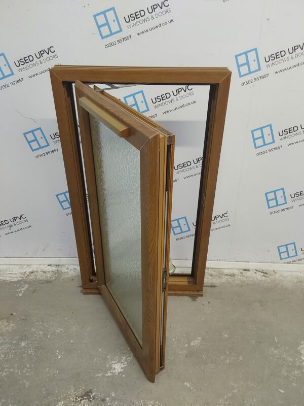 Used Oak Upvc Window 595mm x 1050mm C4W064 - Image 2