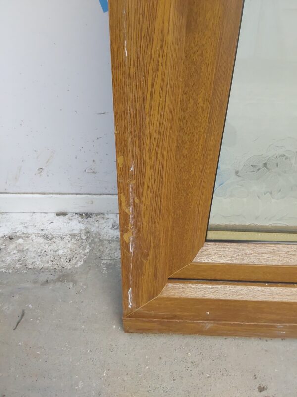 Used Oak Upvc Window 595mm x 1050mm C4W064 - Image 7