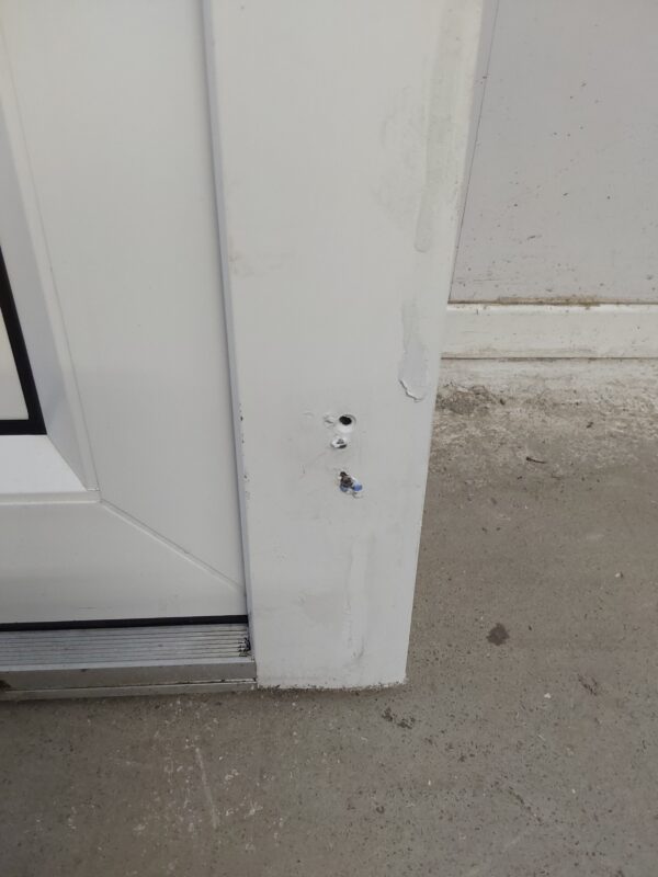 Used White Upvc Back Door (Outwards Opening) 920mm x 2055mm ( Reduce To 2040mm) 0739 - Image 7
