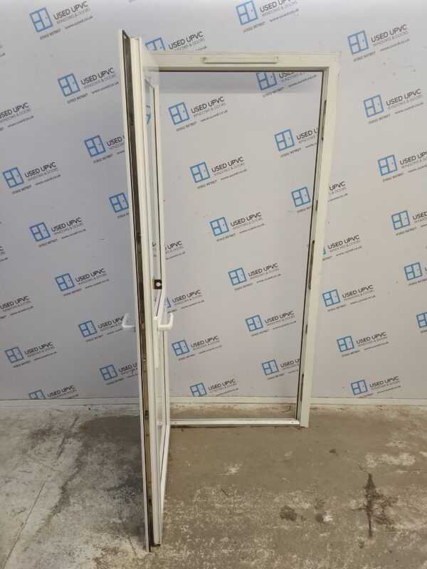 Used White Upvc Back Door (Outwards Opening) 920mm x 2055mm ( Reduce To 2040mm) 0739 - Image 3