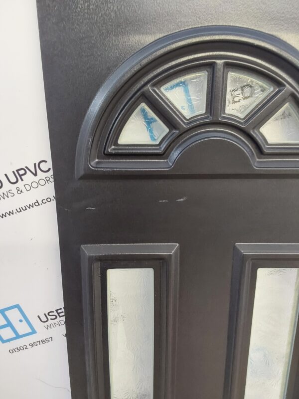 Used Black Upvc Back Door Panel 557mm x 1757mm x 28mm UDP0001 - Image 5