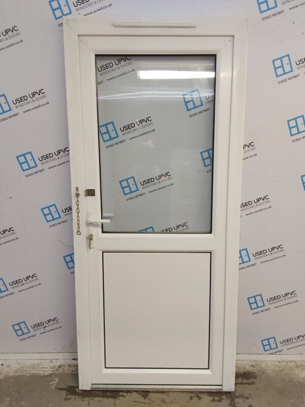 Used White Upvc Back Door (Outwards Opening) 920mm x 2060mm (Reduce To 2045mm) 0779 - Image 6