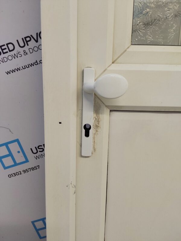 Used White Upvc Stable Back Door 820mm x 2015mm (Reduce To 805mm) 0662 - Image 19