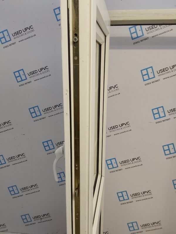 Used White Upvc Stable Back Door 820mm x 2015mm (Reduce To 805mm) 0662 - Image 6