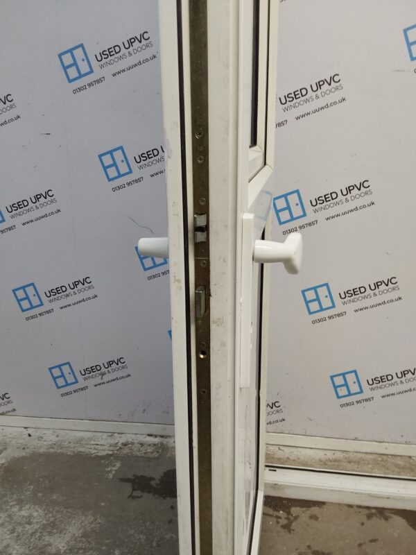 Used White Upvc Stable Back Door 820mm x 2015mm (Reduce To 805mm) 0662 - Image 7