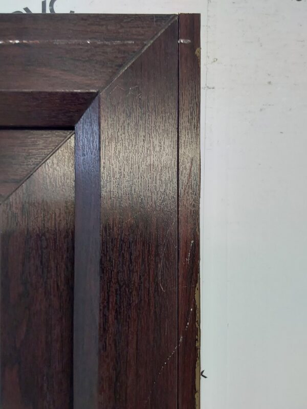 Used Rosewood Upvc Back Door 825mm x 2010mm (Reduce To 810mm) 0644 - Image 9