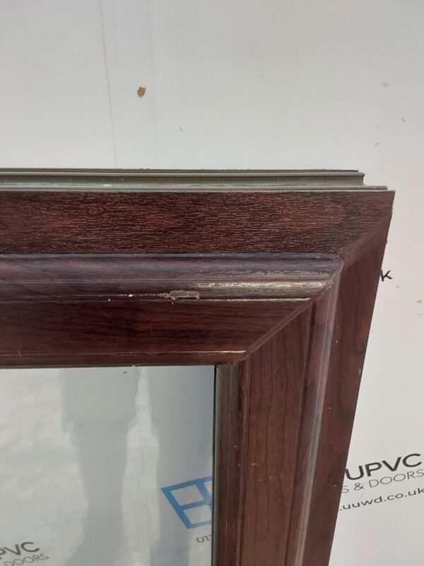 Used Rosewood Upvc Window 1330mm x 1180mm LW0135 - Image 5