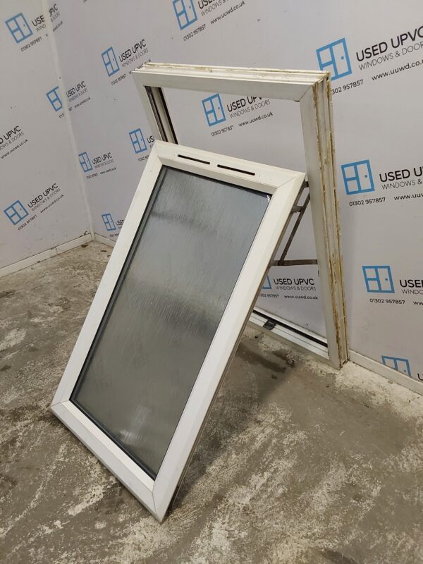 Used White Upvc Window 630mm x 1010mm W0173 - Image 3